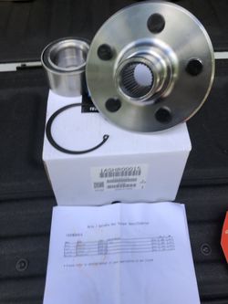 Hub and bearing assembly.