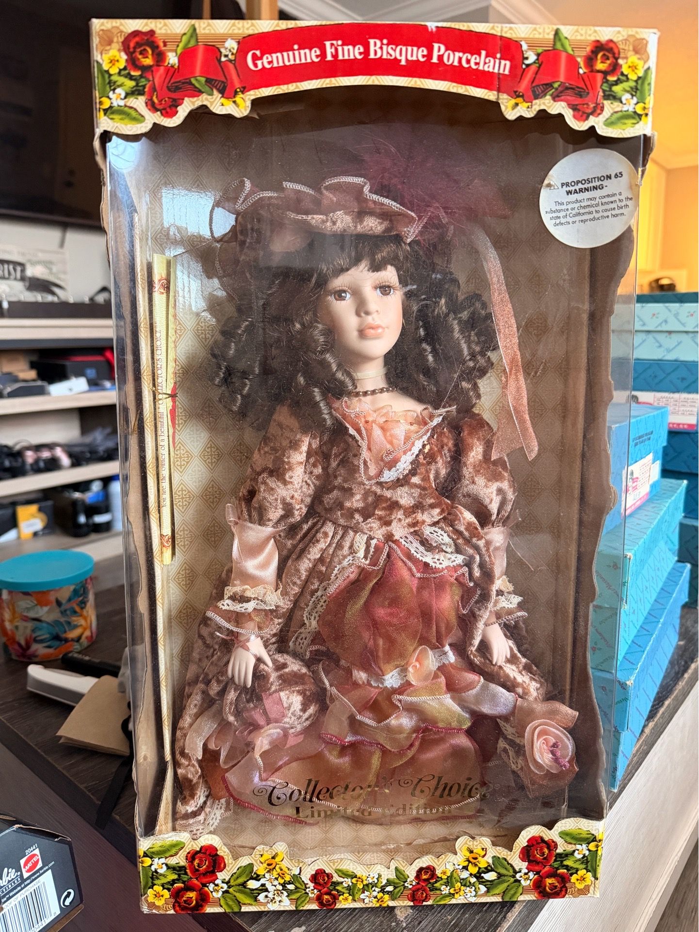 Collectors choice porcelain doll.
