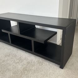 Black tv stand