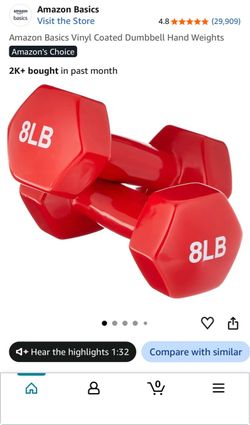 Move out sale 8 LB dumbbell for sale $10