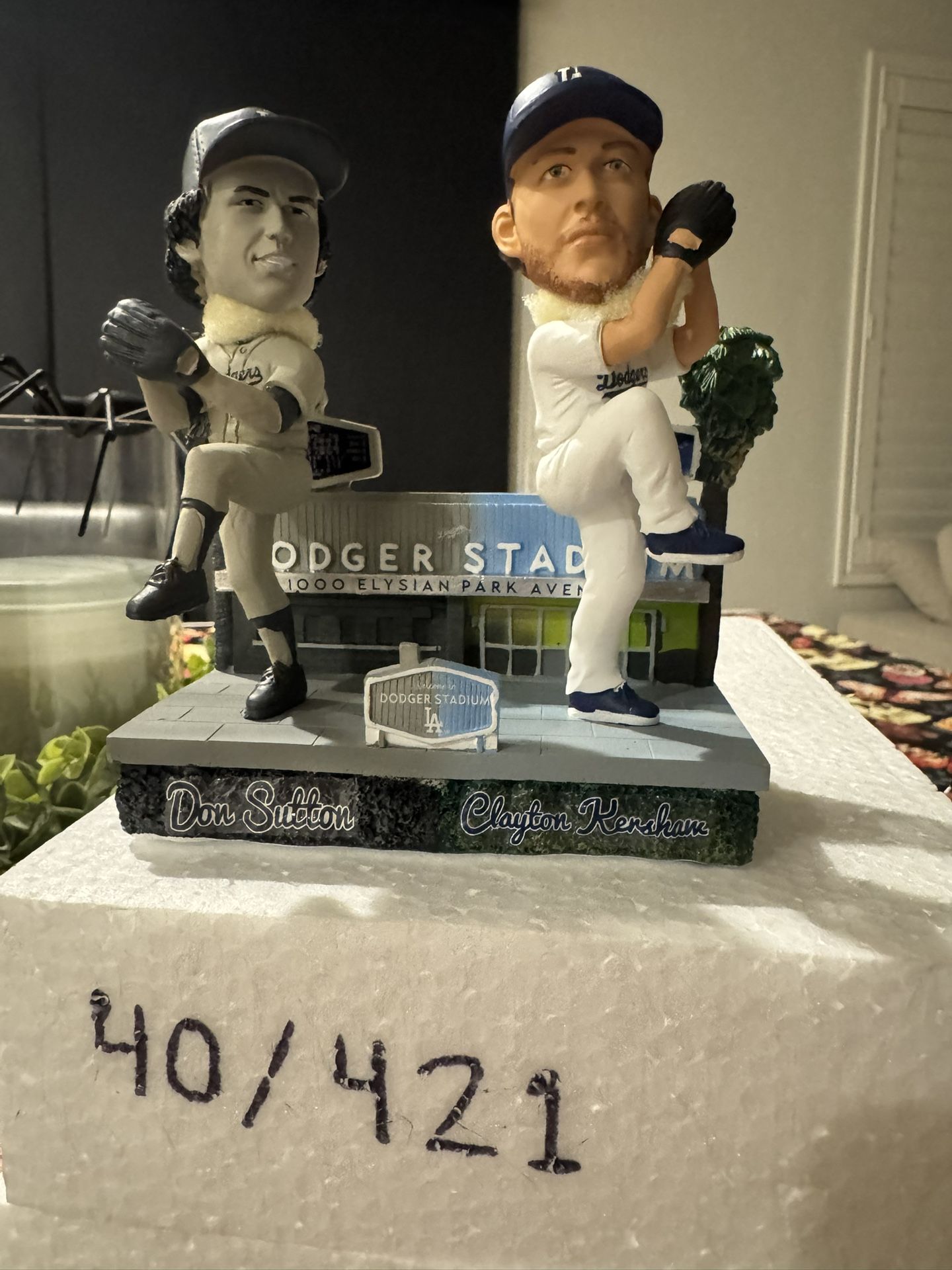 Clayton Kershaw/Don Sutton Cooperstown Then & Now Bobbleheads