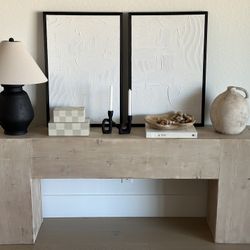 Wood Console Table | Entryway Table | Sofa Table