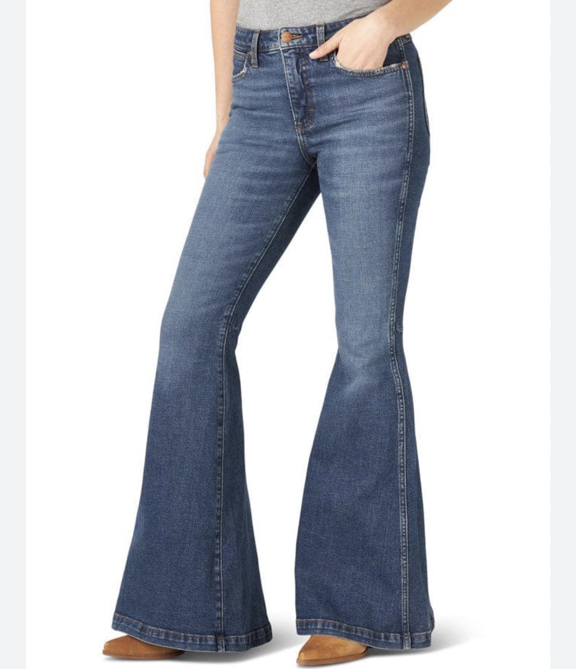 Wrangler High Rise Flare Jeans