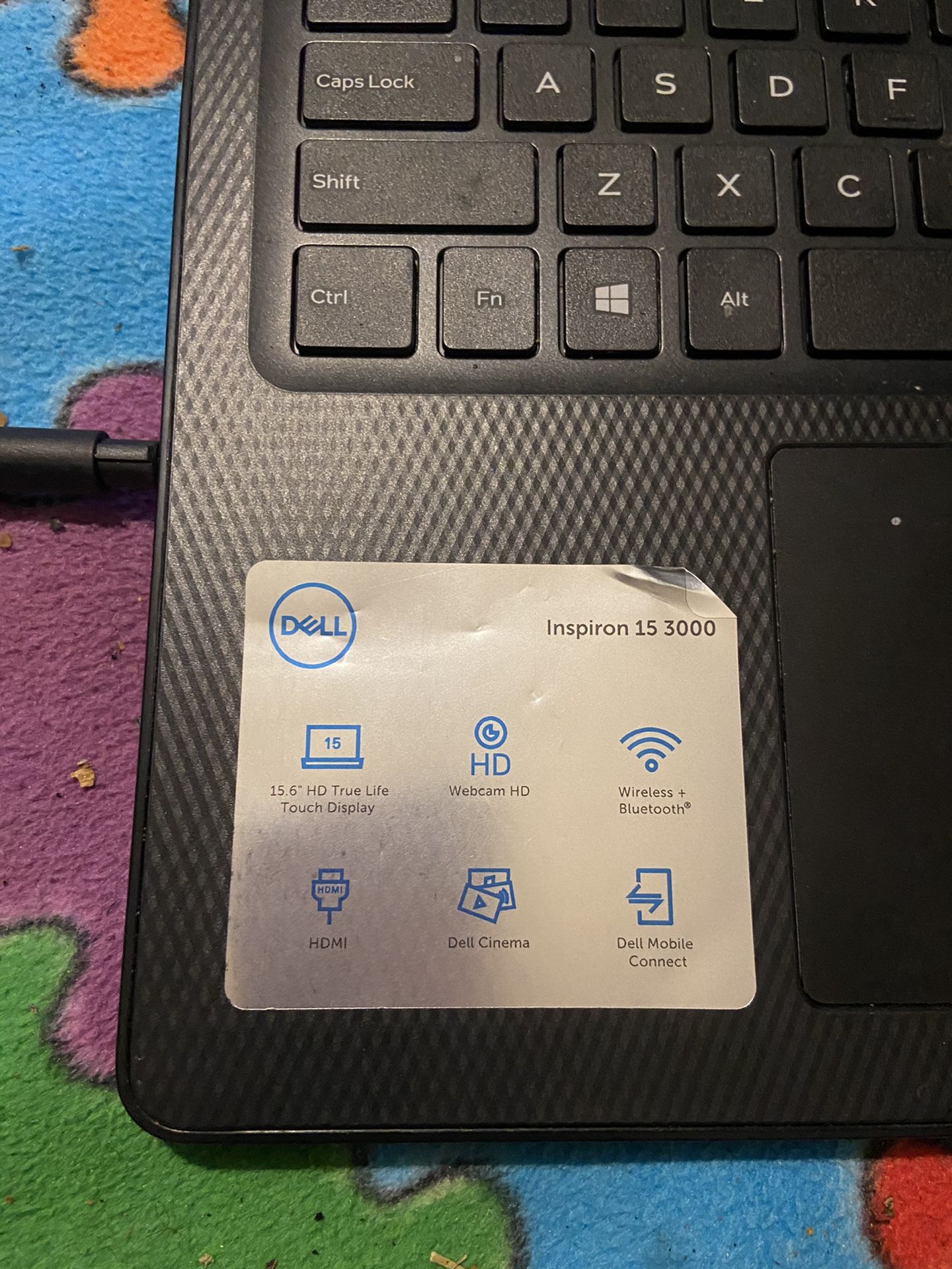 Dell Inspiron 15.6" HD Touch Display, 10th Gen Core i7-1065G7, 512GB SSD, 12GB RAM, Webcam, Bluetooth, Windows 10 -