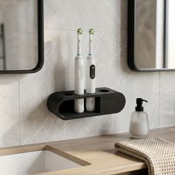 Wall-Mounted Electric Toothbrush Holder