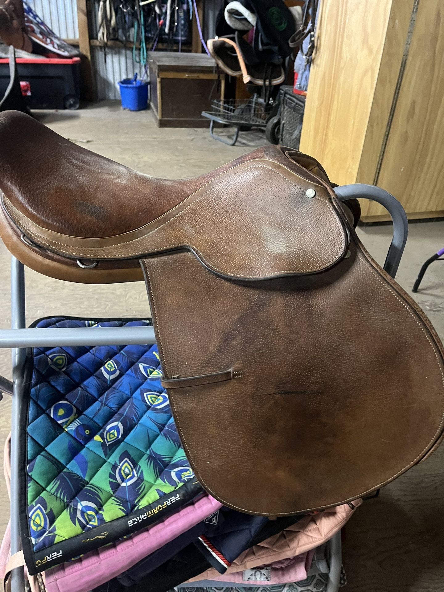 Light Brown English Saddle