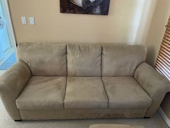 Couch, ottoman, and chair