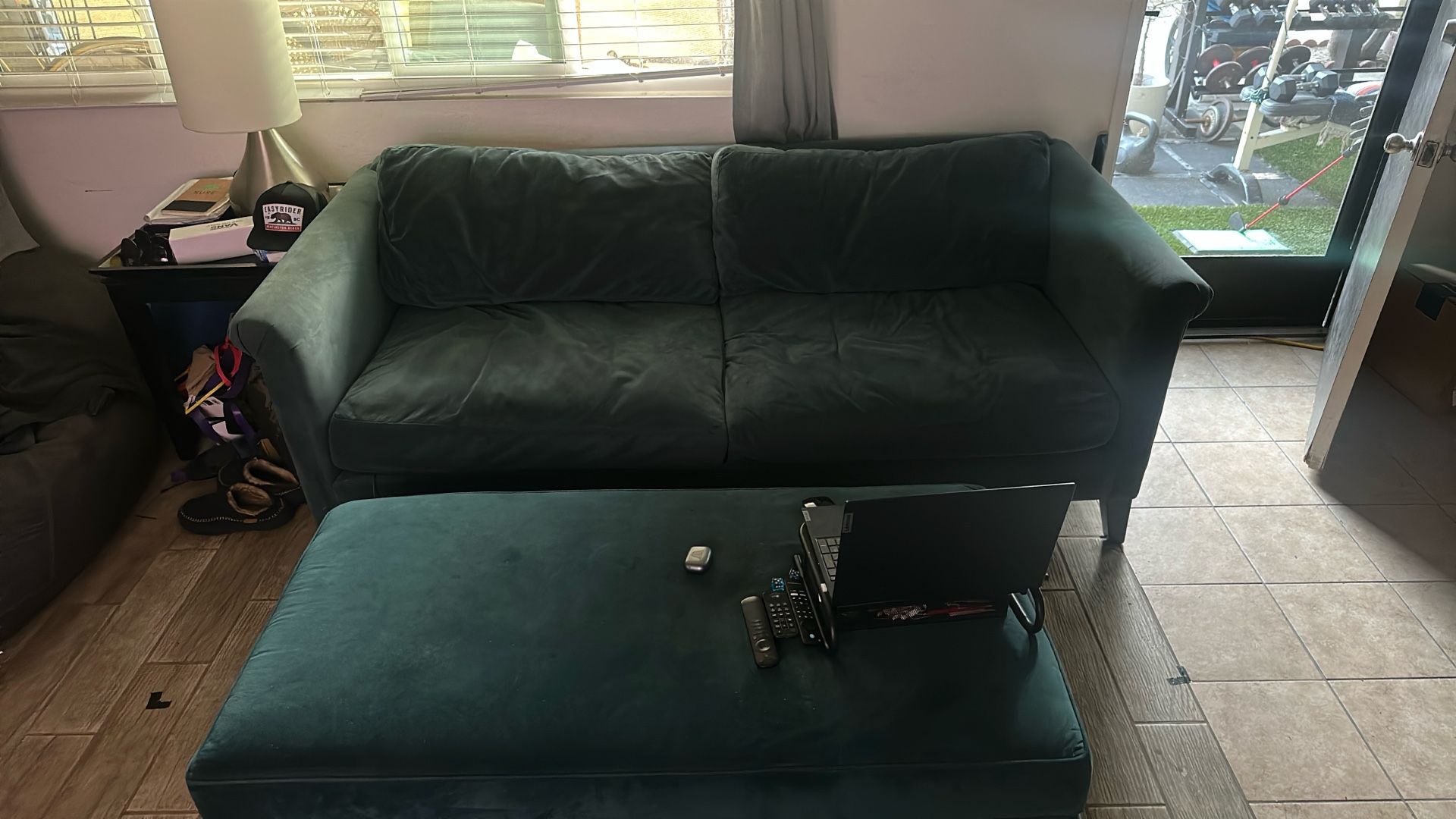 Micro Suede Sofa 