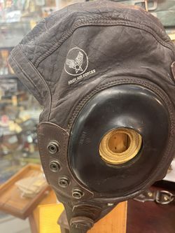 Vintage Leather Flight Cap