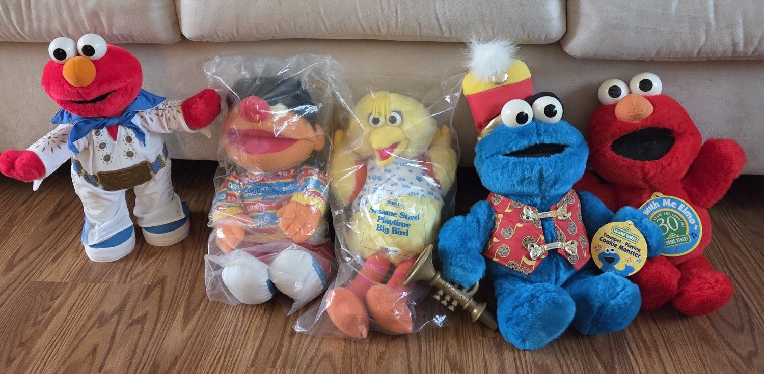 5 Vintage Sesame Characters