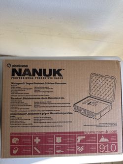 Nanuk 910 Waterproof Hard Case with Cubed Foam - New, Sealed
