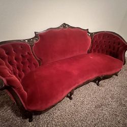 Antique Sofa + Chair
