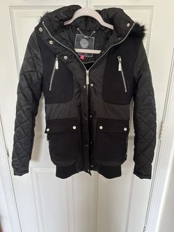 Vince Camuto Winter Coat With Adjustable Hood XS