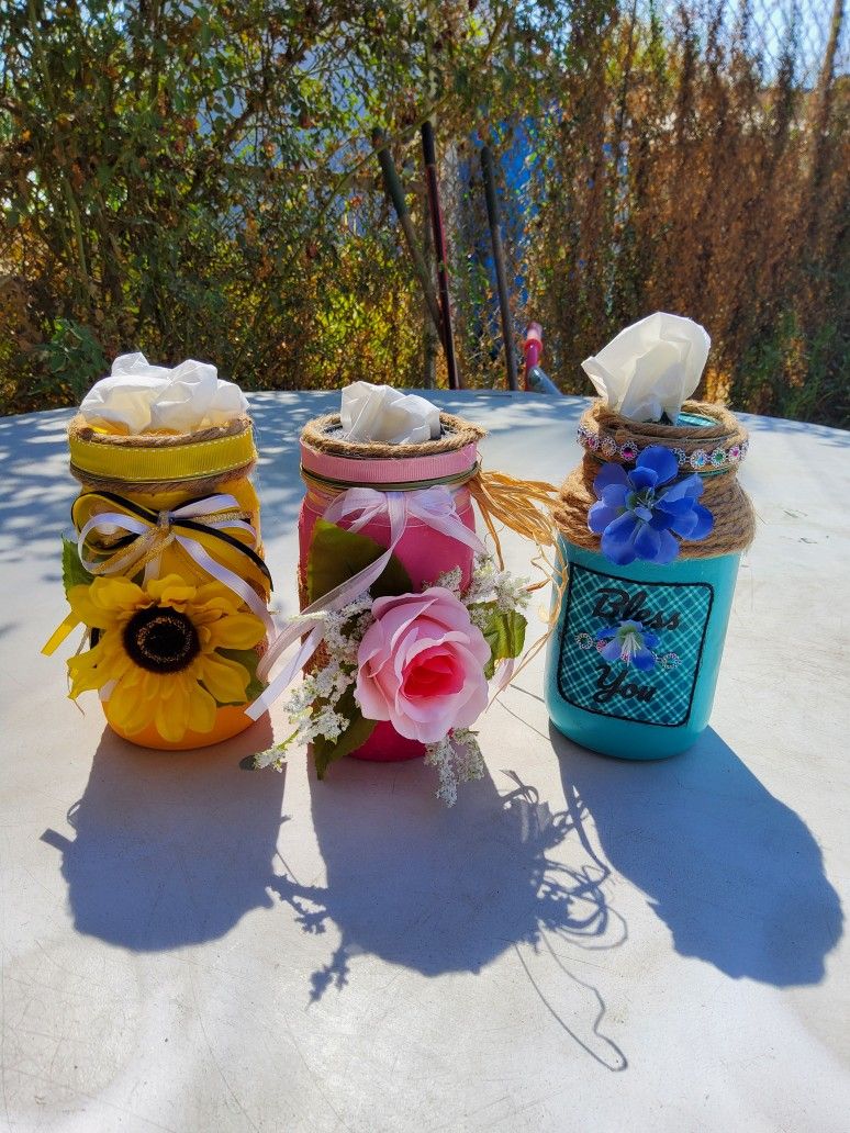 Hand Made Tissue Holders $20 Each
