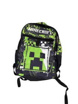 Minecraft Creeper Backpack – Black/Green – 2023