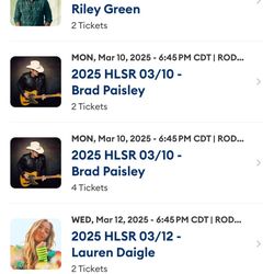 Houston Rodeo Concert Tickets 