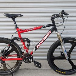 Large Novara Full-Suspension Mountain Bike Bicycle 