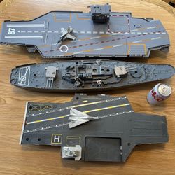 Three Naval Ships (large size)