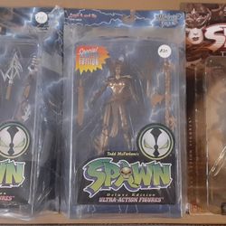 Spawn Angela Purple Ribbons, Gold Angela Special Edition & Spawn Samurai Wars Angela Moving Sale! 