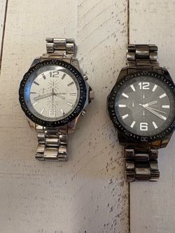 Unlisted Men's Chronograph Watches – Set of 2
