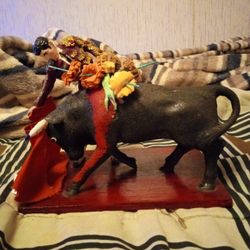 Vintage Bullfighting Decoration