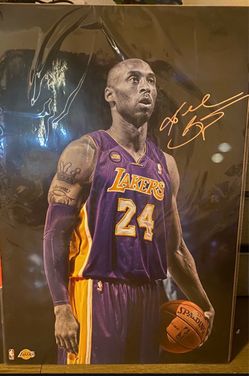 $15 OBO Kobe Bryant Signed Lakers #24 Photo Re Print