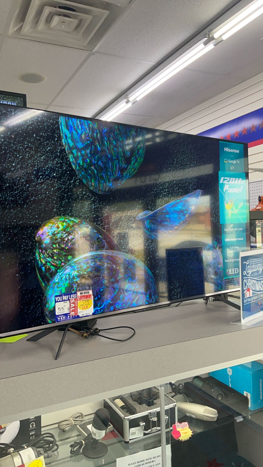 Hisense Uled 4K Smart TV- 55 Inch