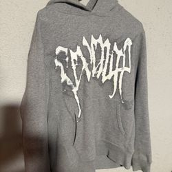 Revenge HEATHER GREY SMOKE HOODIE