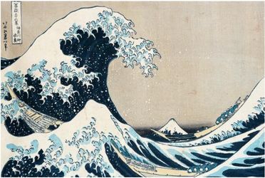 Giant Great Wave Poster 48” x 72”