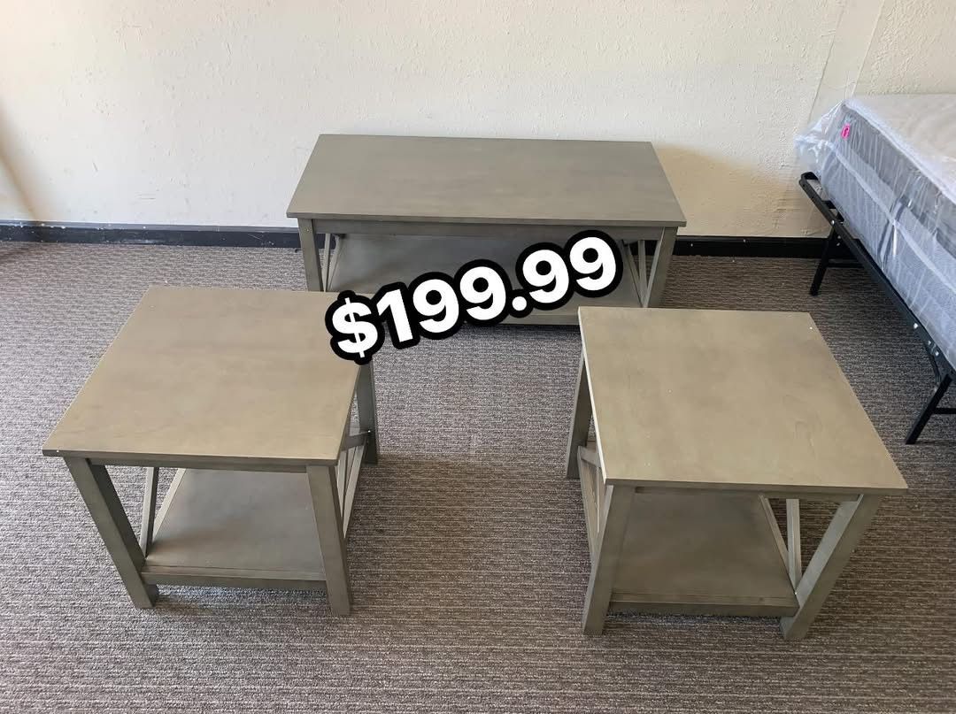 Lift top coffee table set
