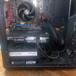 Gaming PC - RTX 3060, RYZEN 7 5700X, 600W PSU READY TO START UP WITH SSD
