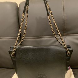 Tory Burch Two Leather Bag (black)