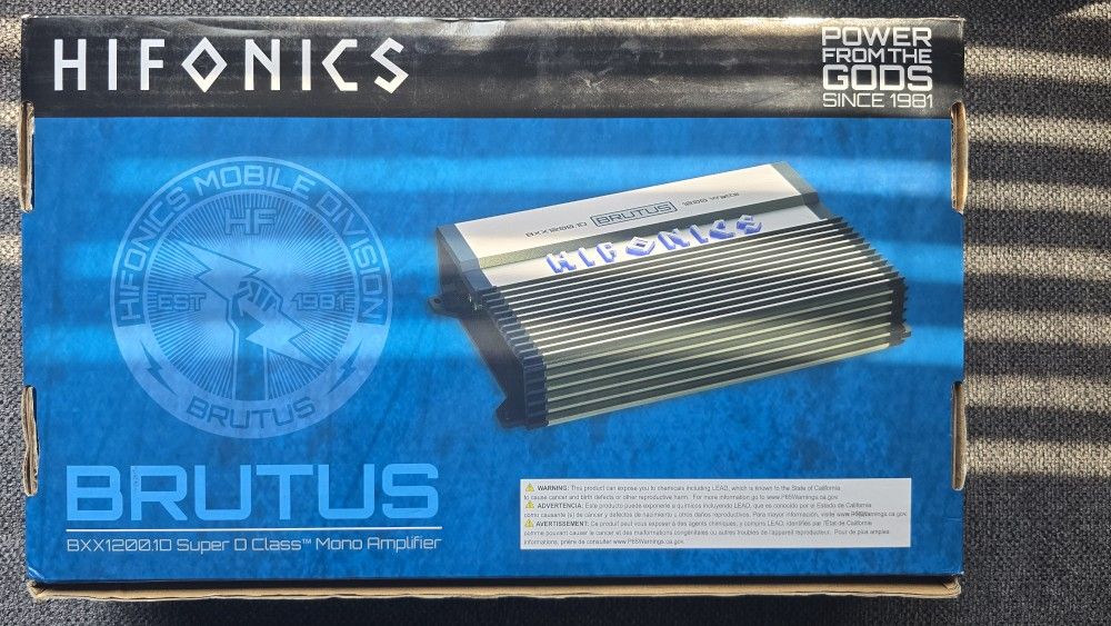 Hifonics Brutus 1200.1D Mono Amp