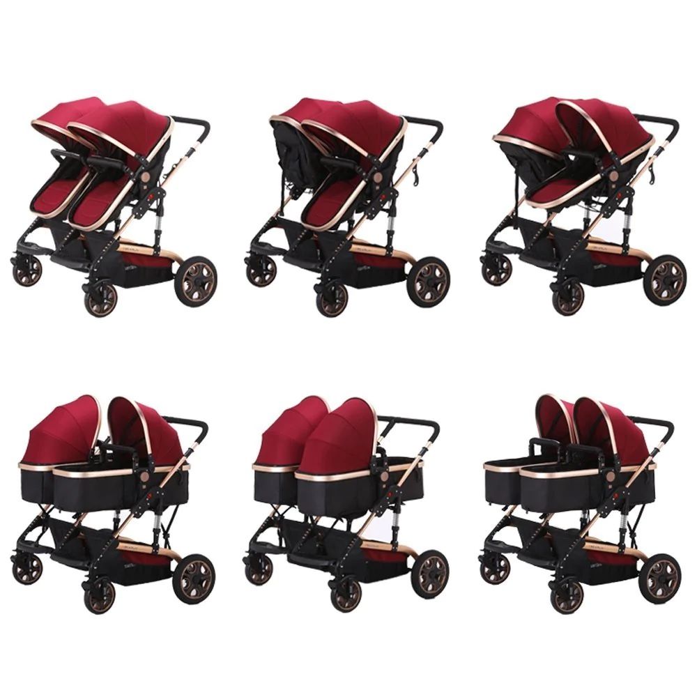Yibaolai Double Stroller, Toddler Stroller And Infant Stroller