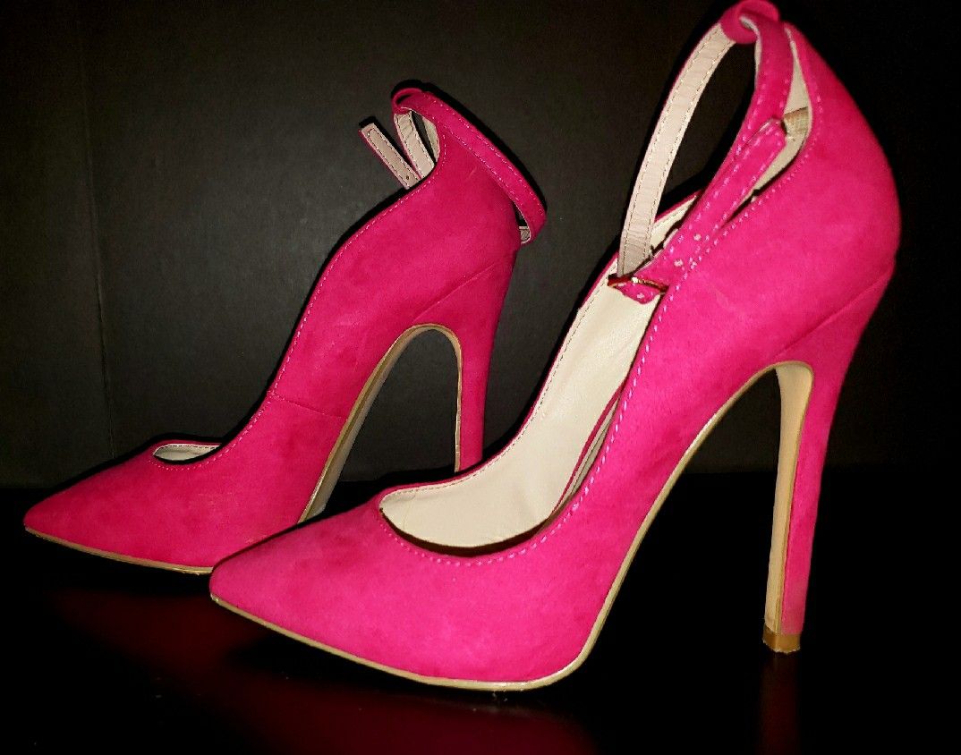 Hot Pink Heels (Size 5.5)