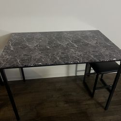 Lightweight Kitchen Table - Marble look