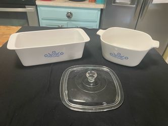 Corning ware cornflower baking dishes
