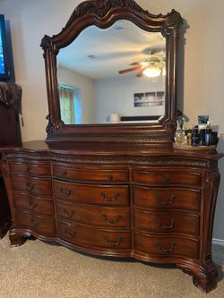 Mirror and dresser