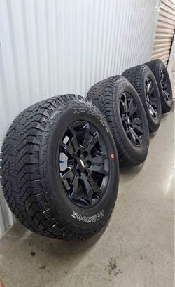 Chevy Wheels with Hankook Dynapro AT2 Tires Set of 4