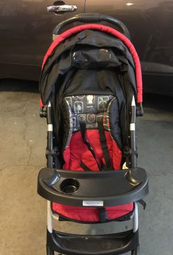 Stroller red and black