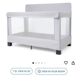Horizon Full Size Mesh Baby Crib With Mattress 