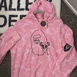 size m bape hoodie