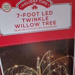 Holiday Time  7-foot Led  Twinkle Willow Tree