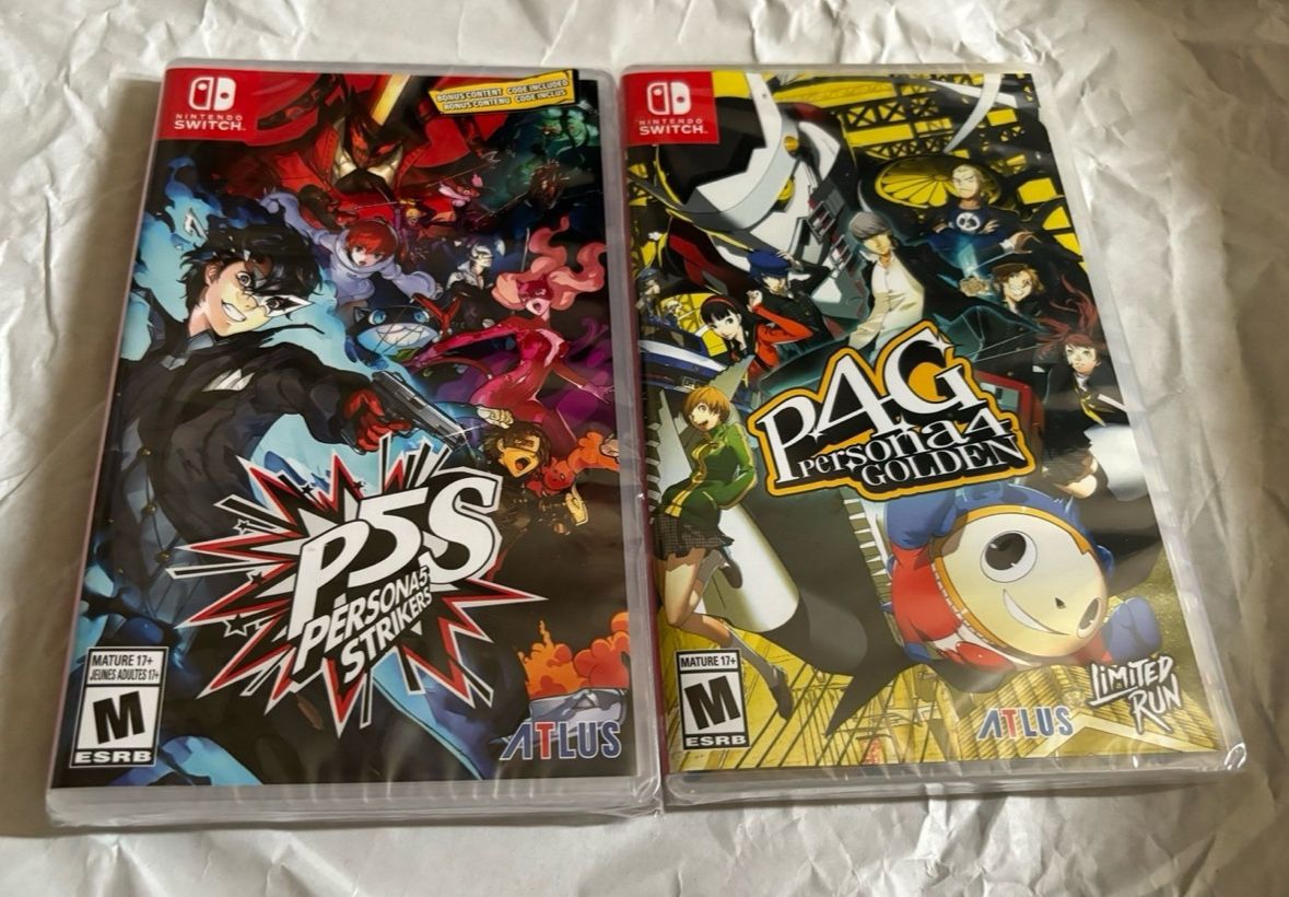 Persona Golden and Persona Strikers for Nintendo Switch (NEW)