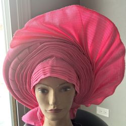 Readymade 2-1 Aso Oke Autogele For Women 