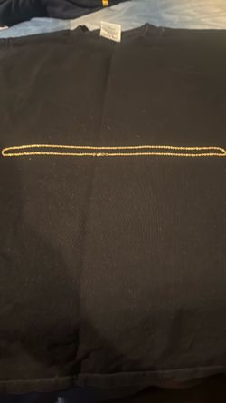 14K 2mm 24in Diamond Cut Rope Chain from Saints Gold