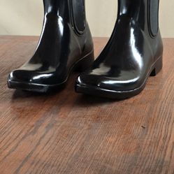 Black Chooka Rubber Boots - Chelsea Style