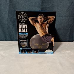 Gold's Gym 75cm Anti-Burst Exercise Ball - New (Open Box)