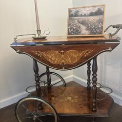 Mid Century Bar/tea Cart 