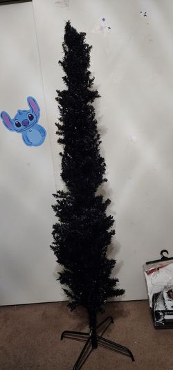 Black christmas tree